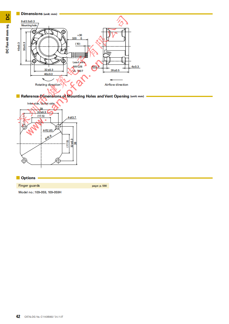 山洋4028散熱風(fēng)扇9HV0412P3K001 SANYO三洋直流風(fēng)扇01