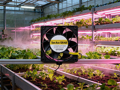 植物工廠開始采用 山洋電氣（SANYO DENKI）San Ace ACDC 防水散熱風(fēng)扇系列